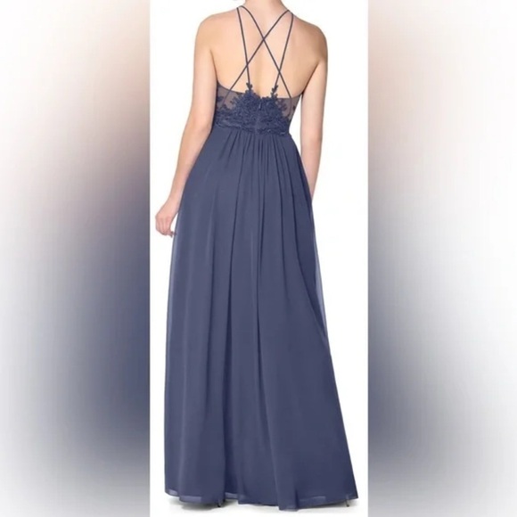 Azazie Bonnie Allure Maxi Dress Stormy - Picture 3 of 11